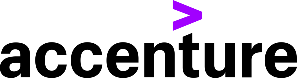 Black text logo with a right-pointing purple arrow, simple and modern design.