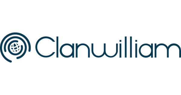 Logo of Clanwilliam with a circular design element and stylized text.