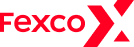 Red Fexco group logo featuring stylized text on a transparent background.