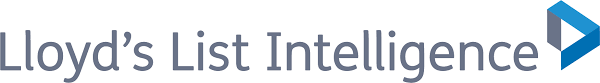 Logo of Lloyd's List Intelligence with geometric blue and gray design element.